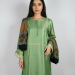 2 PIECES - Shirt & Printed Dupatta