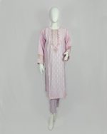 2 PIECES - Hand Embroidered Shirt with Trouser - Image 2