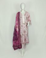 3 PIECES - Printed Shirt with Trouser & Printed Dupatta - Image 2