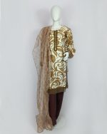 3 PIECES - Printed Shirt with Trouser & Printed Dupatta - Image 2