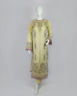 2 PIECES - Embroidered Shirt with Trouser - Image 2