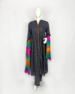 3 PIECES - Embroidered Long Shirt with trouser & Printed Dupatta - Image 2