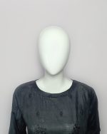 3 PIECES - Jacquard Emb Shirt with Trouser & Emb Dupatta - Image 3