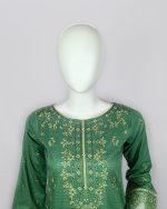 3 PIECES - Embroidered Shirt with Trouser & Printed Dupatta - Image 3