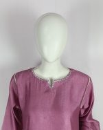 2 PIECES - Shirt with Printed Dupatta - Image 4