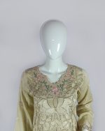 3 PIECES - Embroidered Shirt With trouser & embroidered n printed dupatta - Image 3