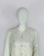 3 PIECES - Embroidered Chiffon Shirt with trouser & Embroidered Dupatta - Image 3