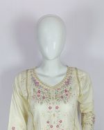 3 PIECES - Embroidered Shirt with Trouser & Embroidered Dupatta - Image 3