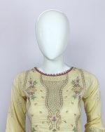2 PIECES - Embroidered Shirt with Trouser - Image 3