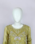 3 PIECES - Embroidered Shirt with Trouser & Dupatta - Image 3