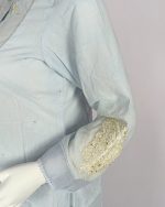 3 PIECES - Hand Embroidered Shirt with trouser Printed Dupatta - Image 4