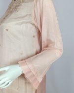 3 PIECES - Hand Emb Shirt with Trouser & Printed Dupatta - Image 5