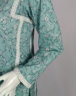 3 PIECES - Printed Shirt with Trouser & Dupatta - Image 4