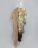 3 PIECES - Printed Shirt with Trouser & Printed Dupatta - Image 5