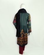 3 PIECES - Printed Shirt with Trouser & Dupatta - Image 5