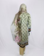 3 PIECES - Printed Shirt with Trouser & Printed Dupatta - Image 5
