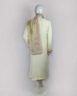 3 PIECES - Embroidered Chiffon shirt with trouser & Chiffon embroidered dupatta - Image 5