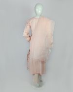 3 PIECES - Embroidered shirt with trouser & Printed dupatta - Image 5