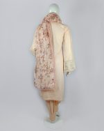 3 PIECES - Embnroidered shirt with trouser & printed munarch dupatta - Image 5