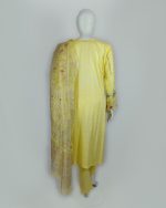 3 PIECES - Embroidered Shirt with Trouser & Printed Dupatta - Image 5