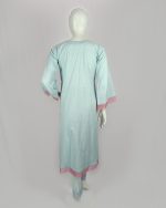 2 PIECES - Hand Embroidered Shirt with Trouser - Image 5