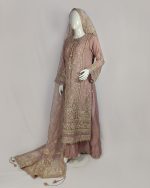 3 PIECES - Hand Emb shirt with Emb trouser along with Emb dupatta - Image 5