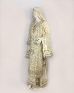 3 PIECES - Organza embroidered shirt with Flapper embroidered bottom & embroidered dupatta - Image 5