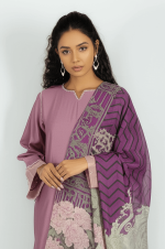 2 PIECES - Shirt with Printed Dupatta - Image 2