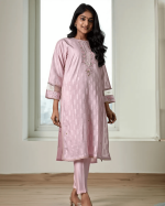 2 PIECES - Hand Embroidered Shirt with Trouser