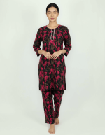2 PIECES - Printed Shirt & Trouser